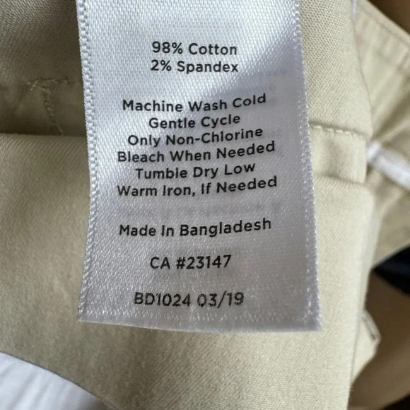 TALBOLTS CAPRI PANTS KHAKI COLOR SIZE 6 - Picture 6 of 10